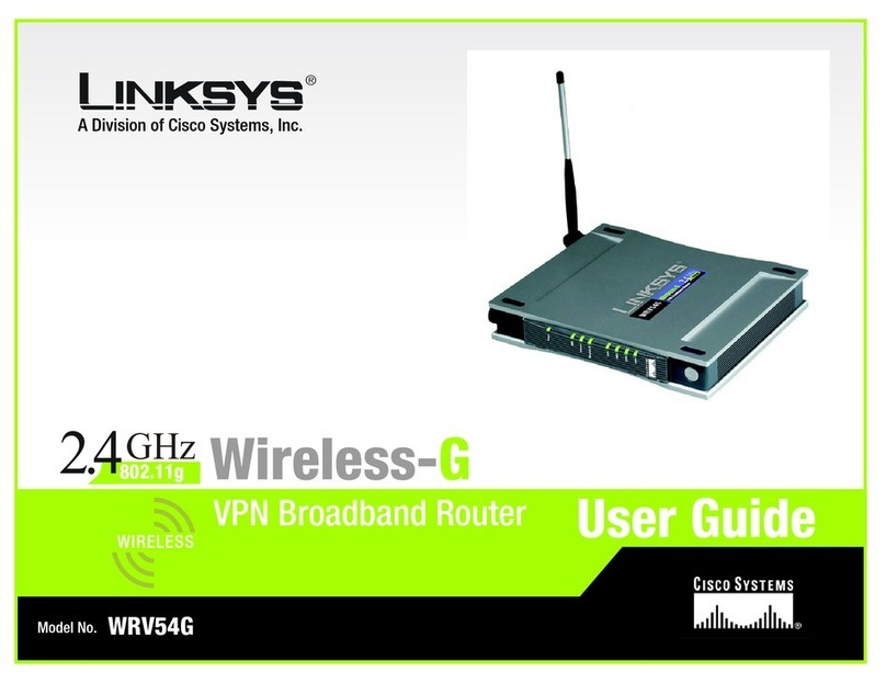 Cisco Linksys WRV54G User manual