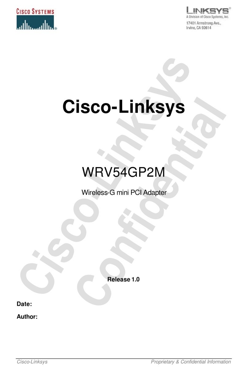 Cisco Linksys WRV54GP2M User manual