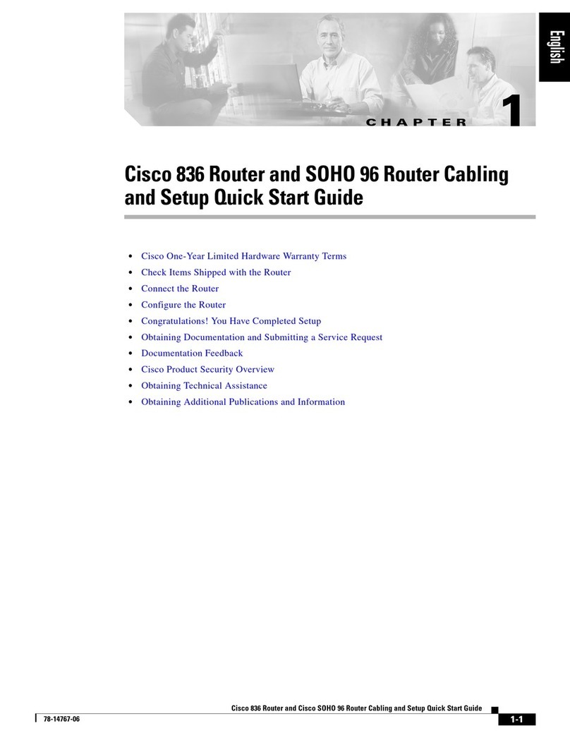 Cisco SOHO 96 User manual