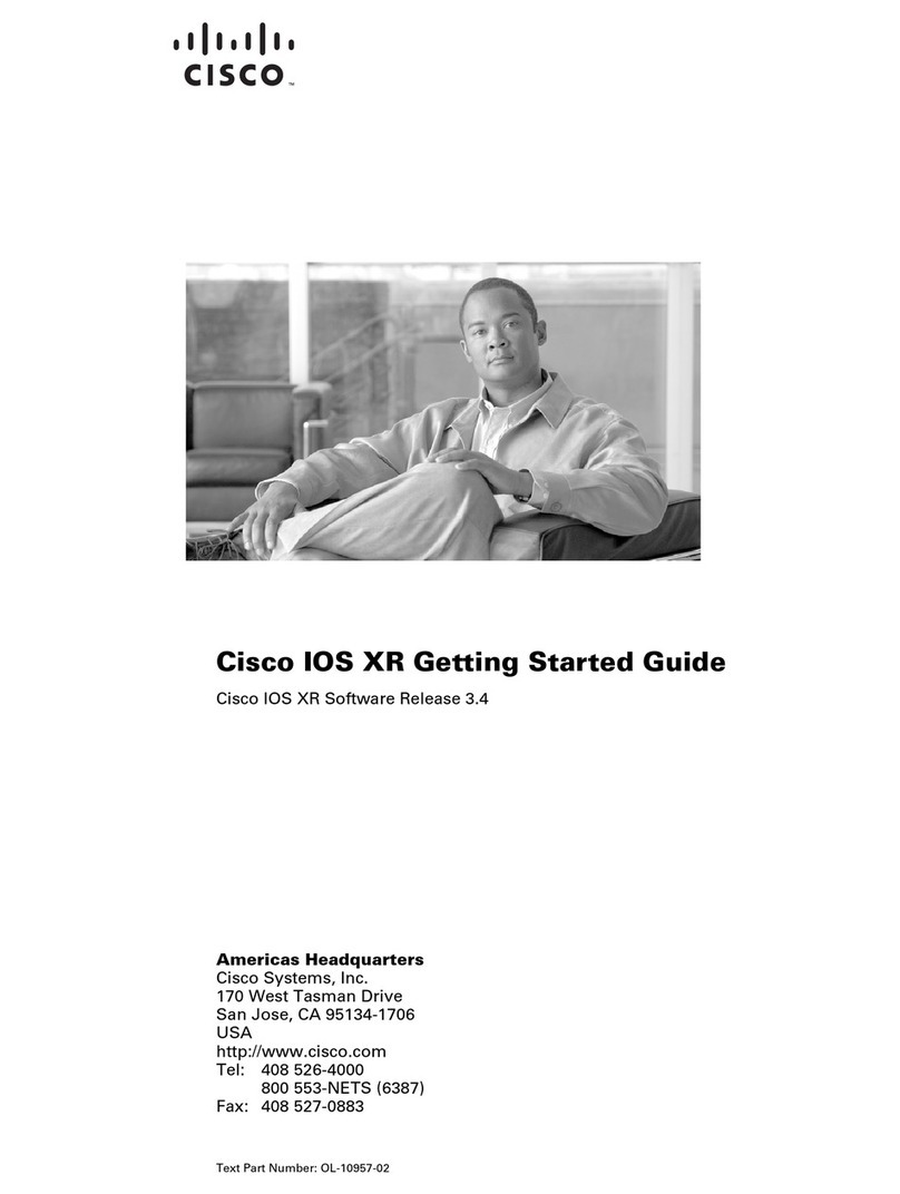 Cisco Router IOS XR User manual Cisco Router IOS XR User manual