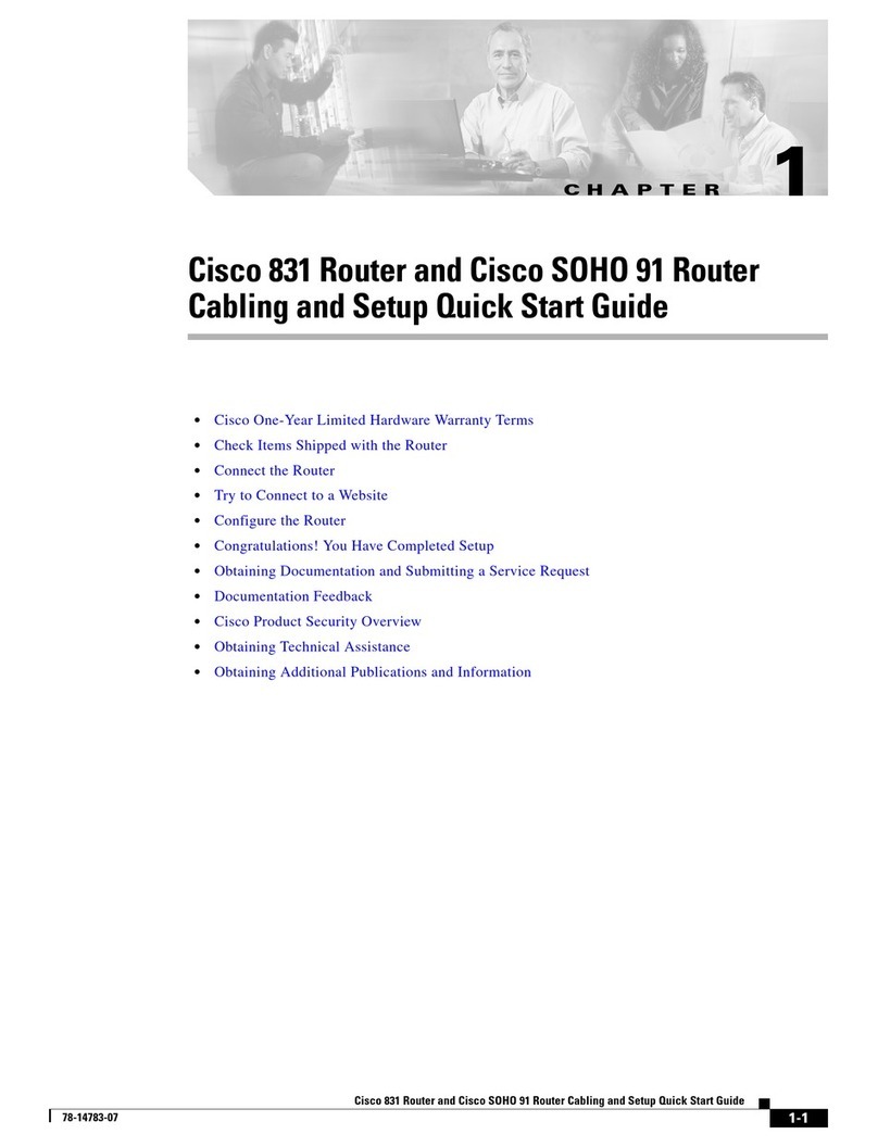 Cisco SOHO 91 quick start guide