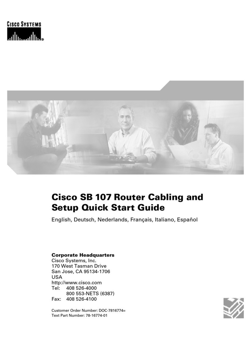 Cisco SB 107 User manual