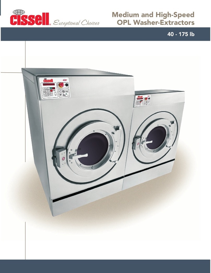 Cissell 40-175 lb Specification sheet
