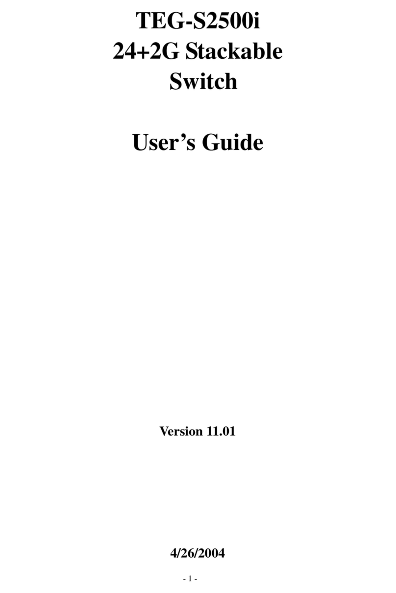 TRENDware TEG-S2500i user guide