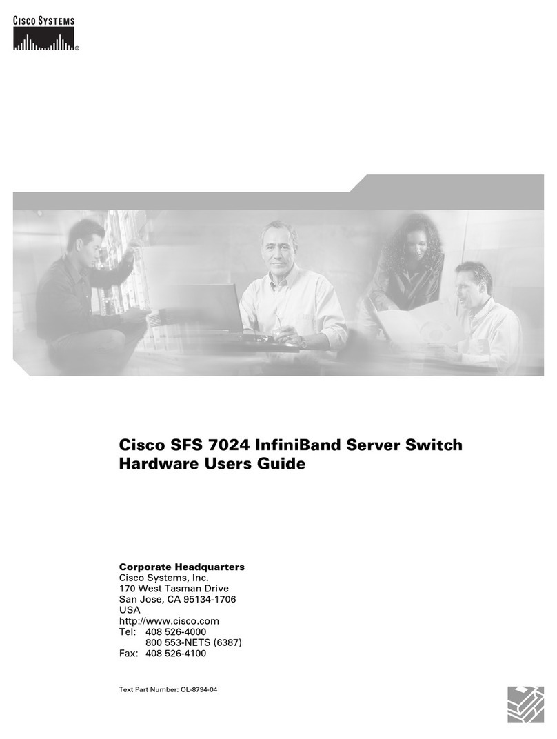 Cisco SFS 7024 Hardware user's guide