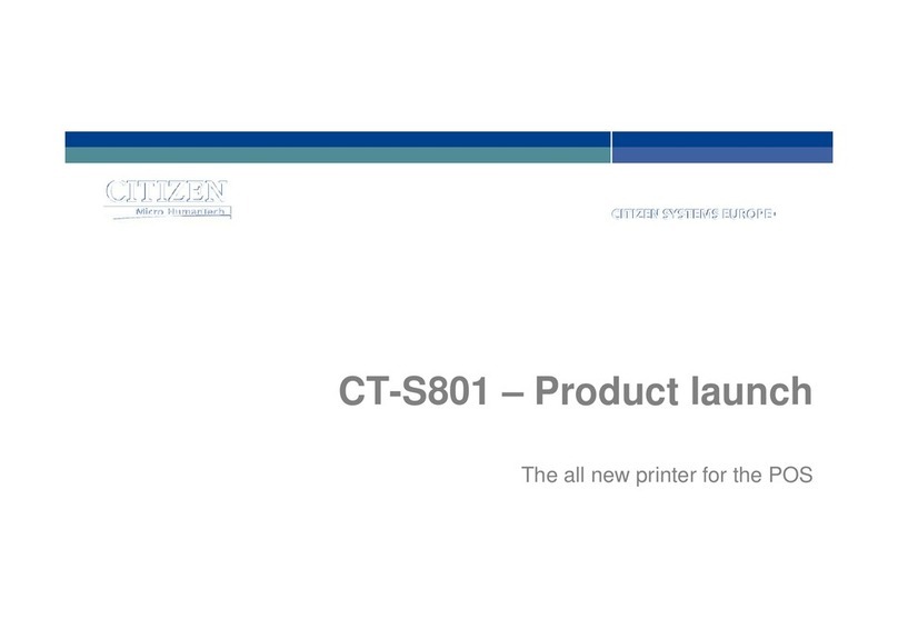 Citizen CT-S801 brochure