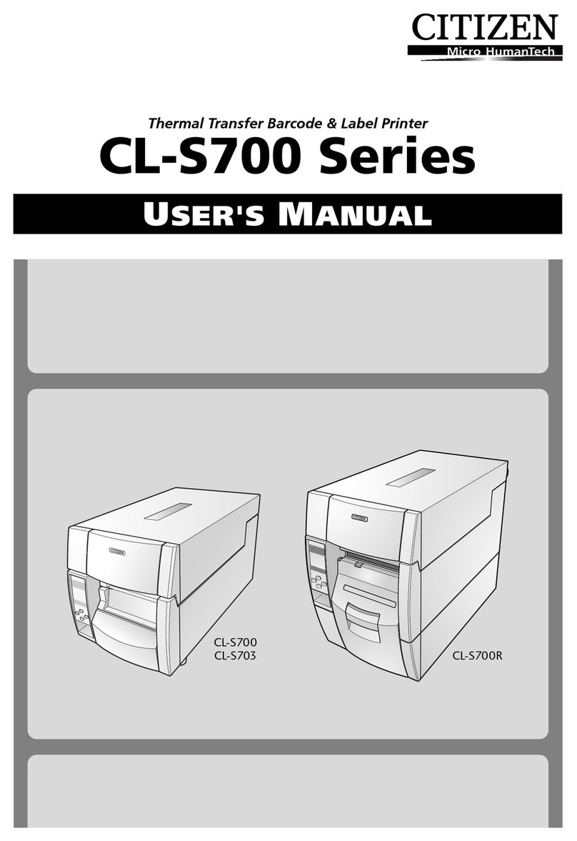 Citizen CL-S703 user manual
