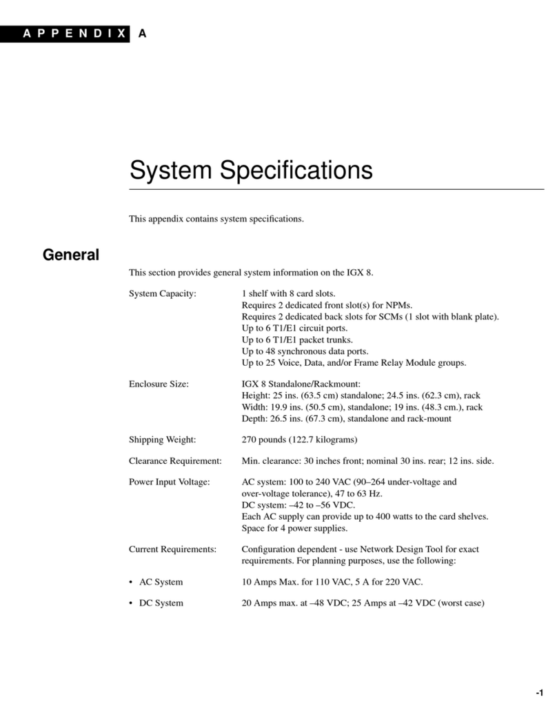 Cisco IGX 8 User manual
