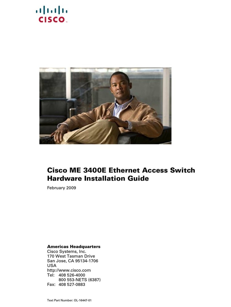 Cisco ME 3400E Manual