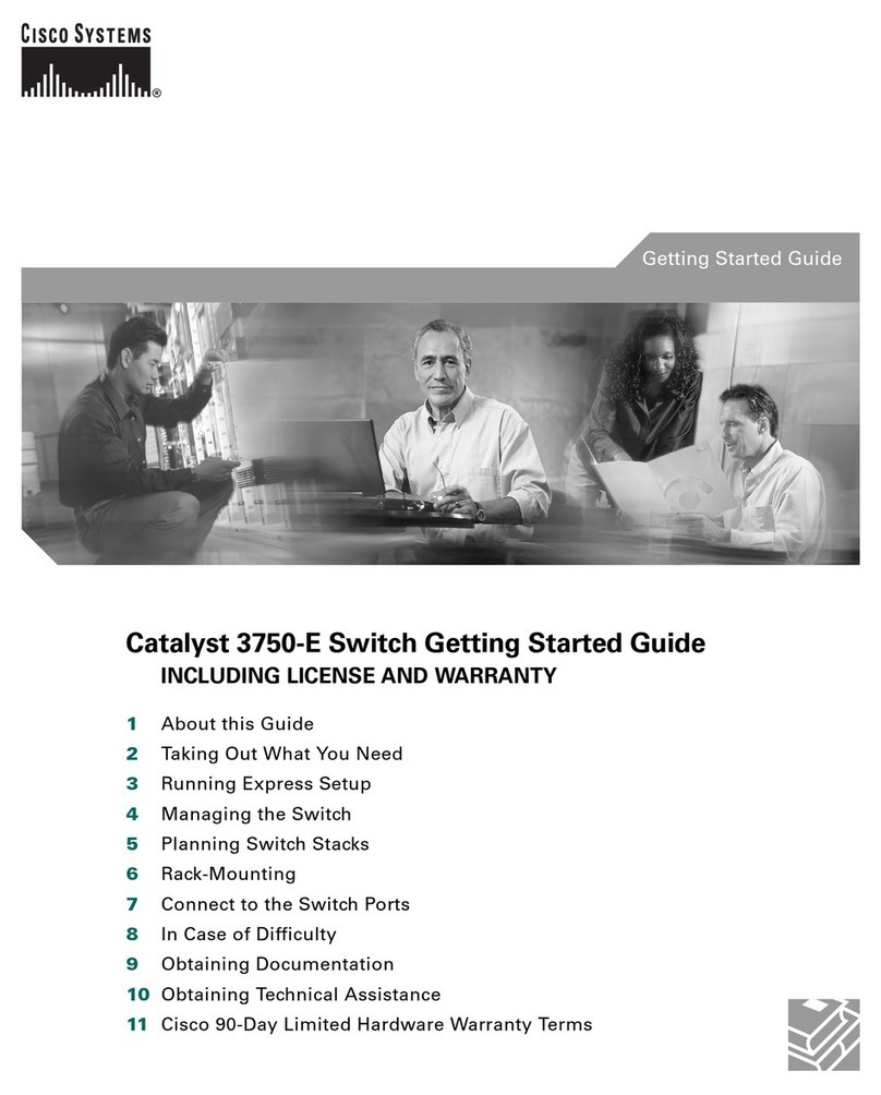 Cisco Catalyst 3750E-48PD-F User manual