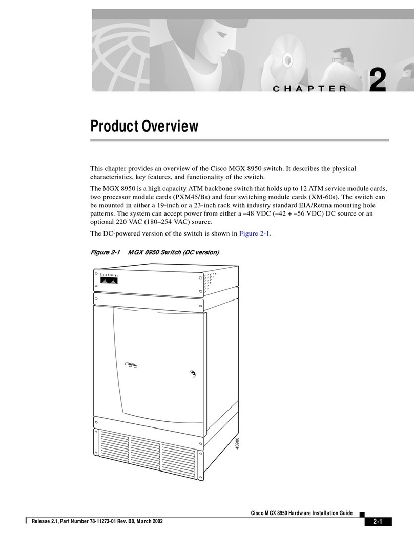 Cisco MGX 8950 Operating and safety instructions