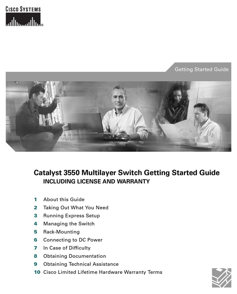Cisco Catalyst 3550 User manual