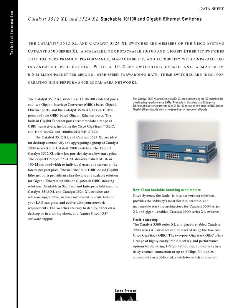 Cisco 3524-PWR - Catalyst XL Enterprise Edition... User manual