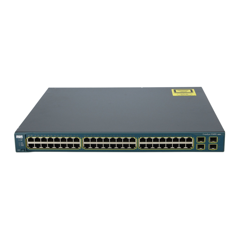 Cisco Catalyst 3560 User manual