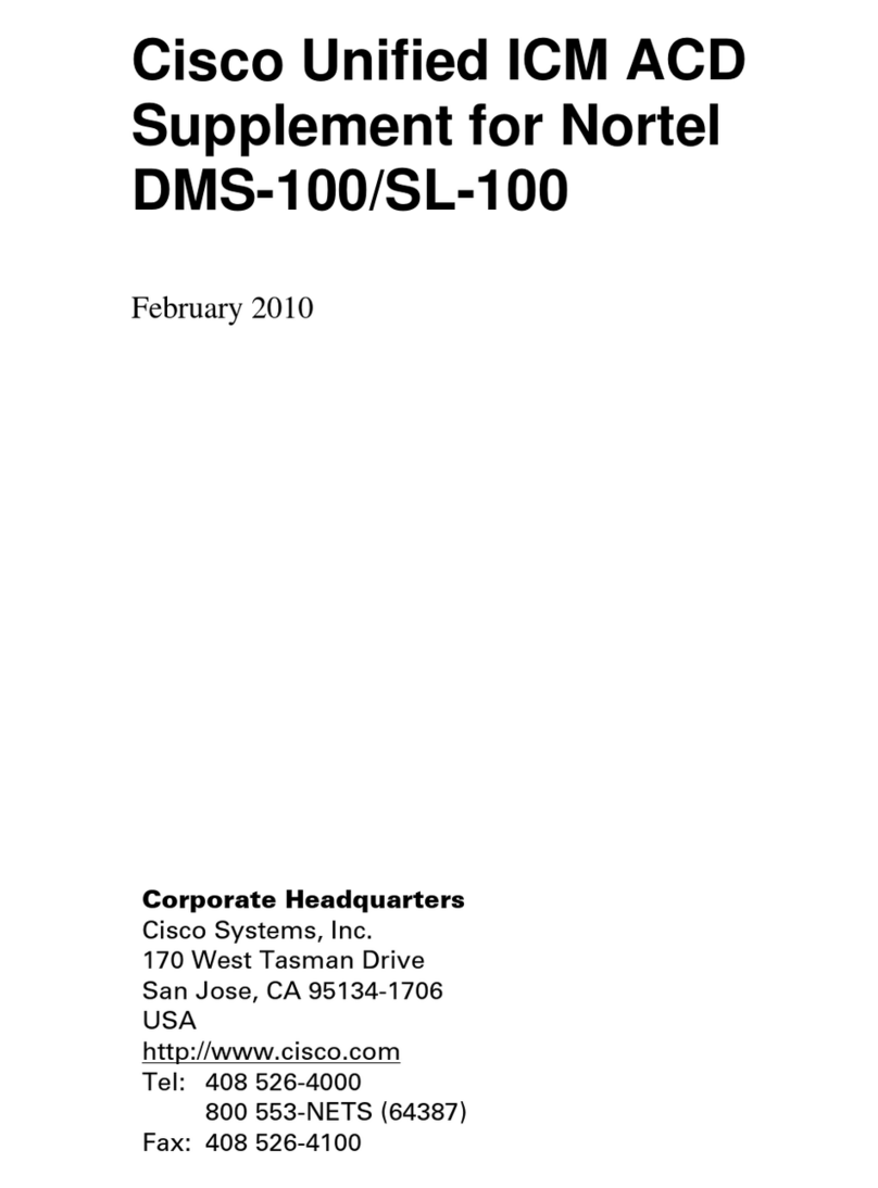 Cisco NORTEL SL-100 Owner's manual