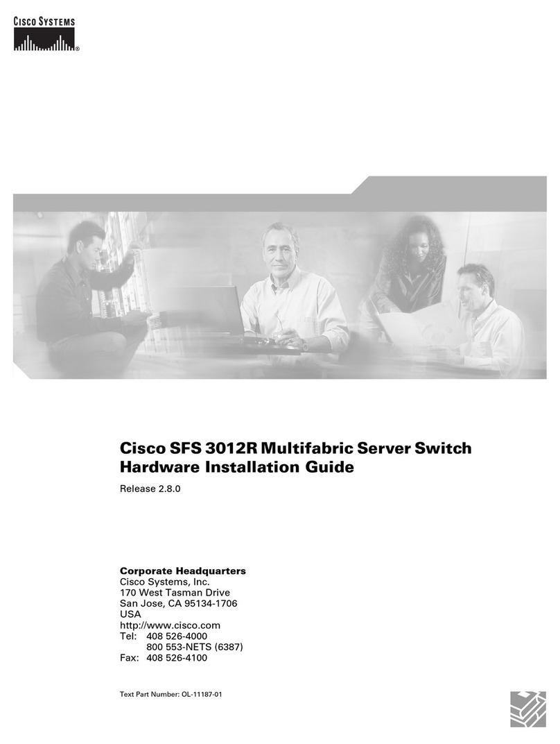 Cisco SFS 3012R Manual