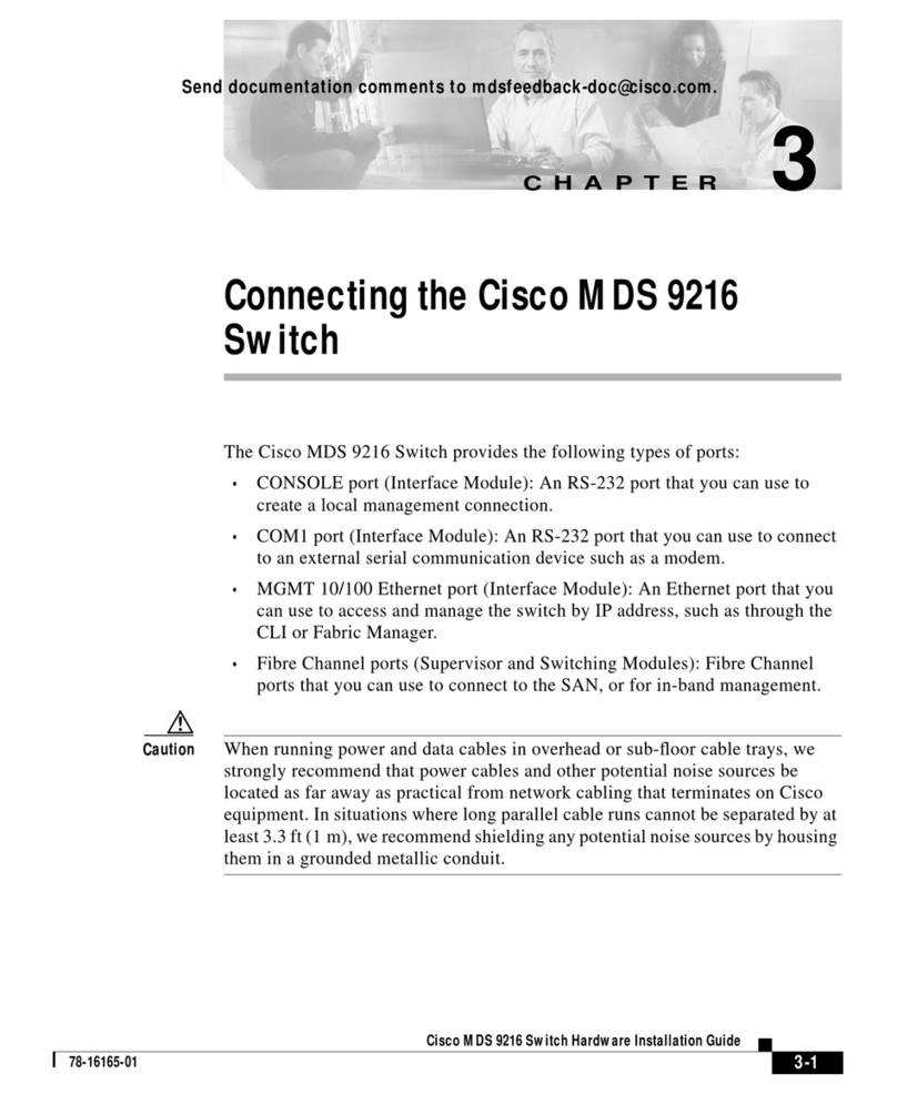 Cisco Cisco mds 9216 - fabric switch Instruction Manual