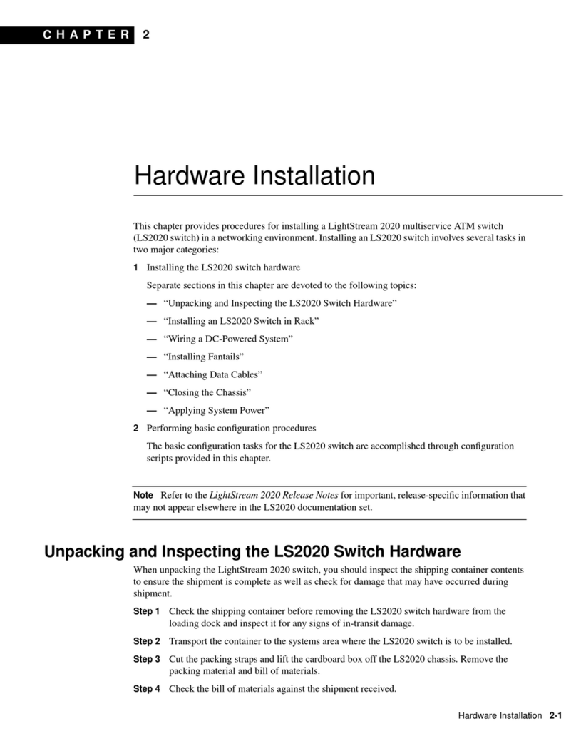 Cisco LightStream 2020 User manual