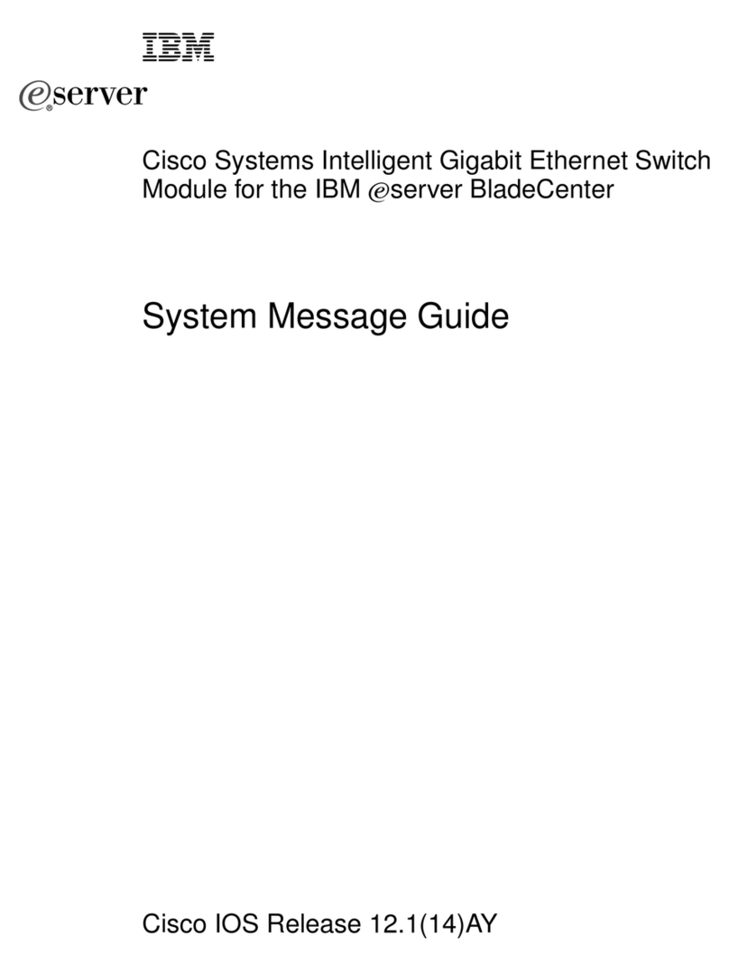 Cisco Intelligent Gigabit Ethernet Switch Module User manual