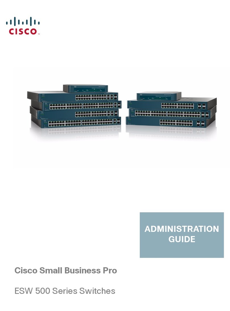 Cisco ESW 500 Series Instruction Manual