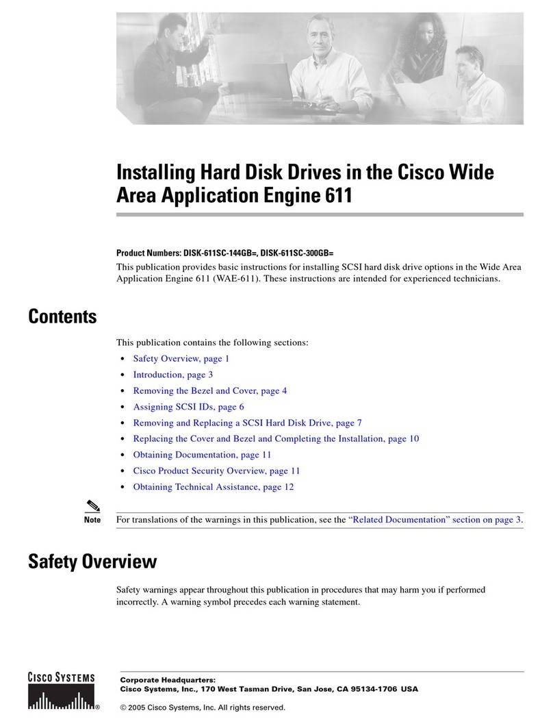 Cisco Engine 611 User manual