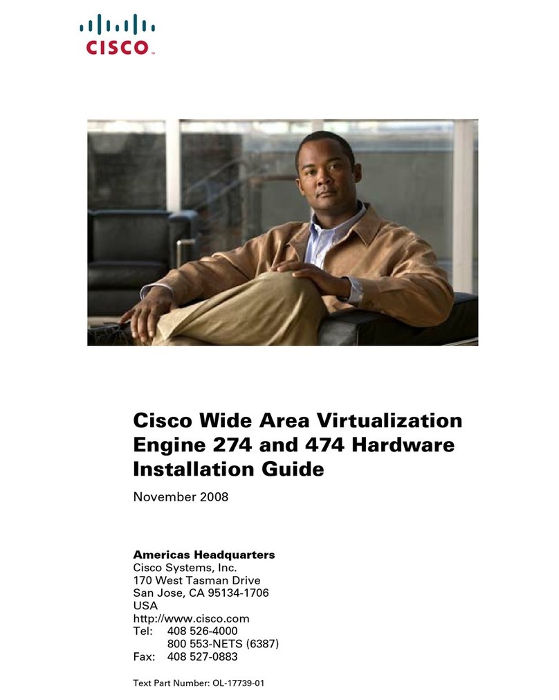 Cisco Wide Area Virtualization Engine 274 Manual