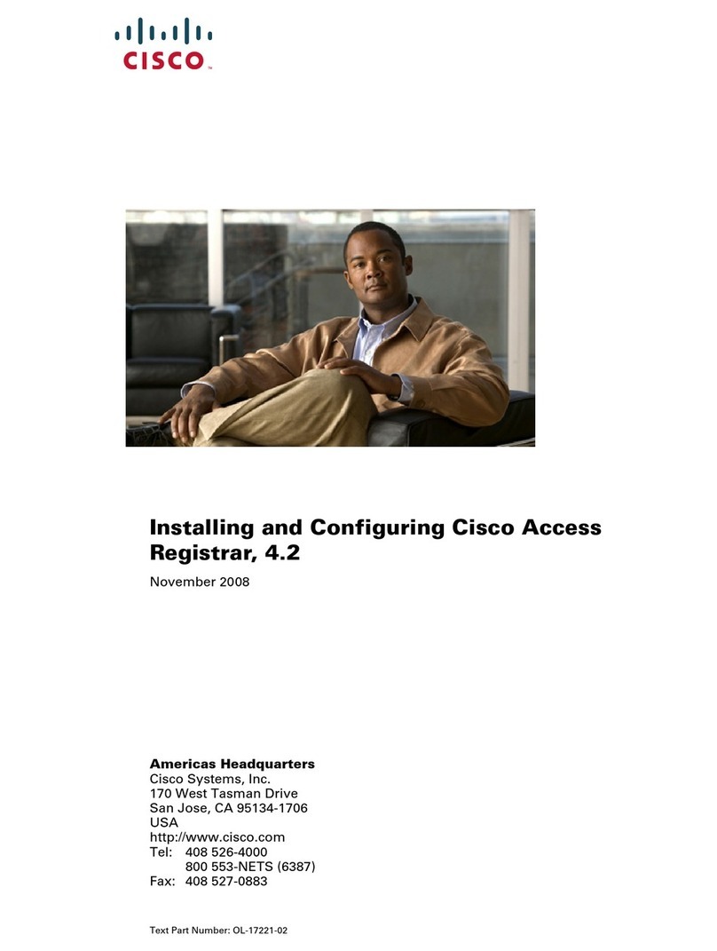 Cisco Cisco Access Registrar 4.2 Operator's manual