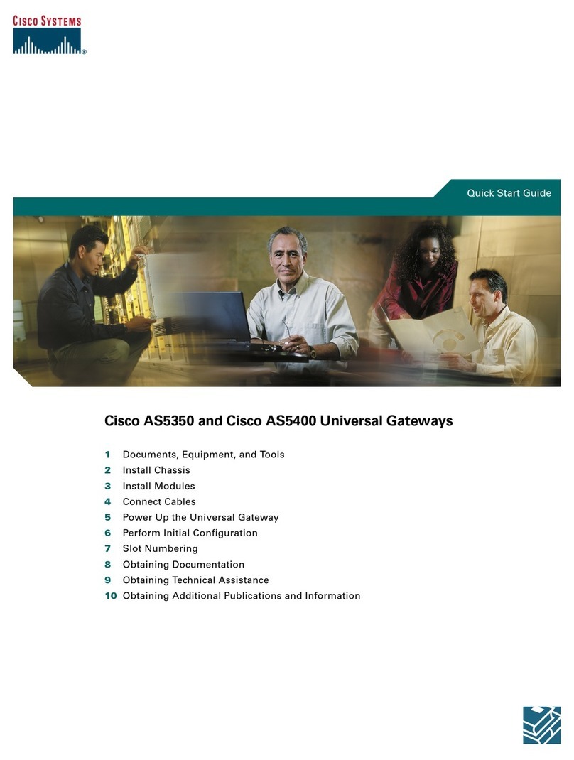 Cisco AS5400 Series User manual