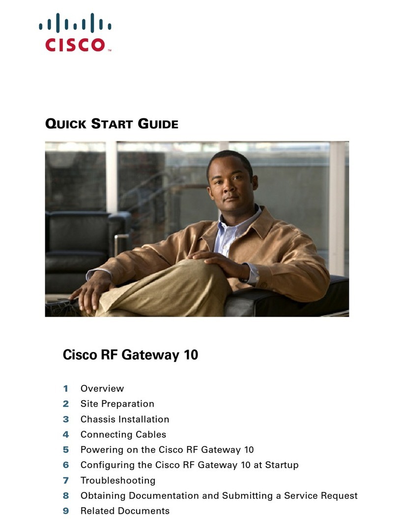 Cisco RF Gateway 10 quick start guide