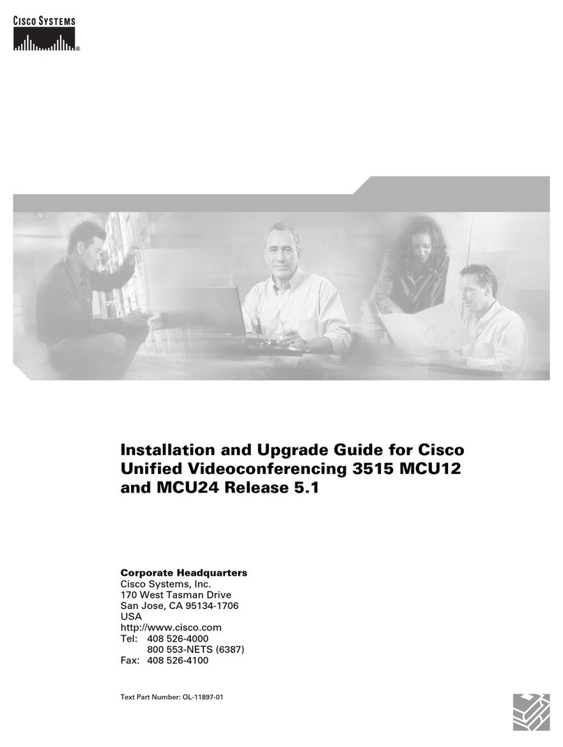 Cisco MCU24 Installation and upgrade guide