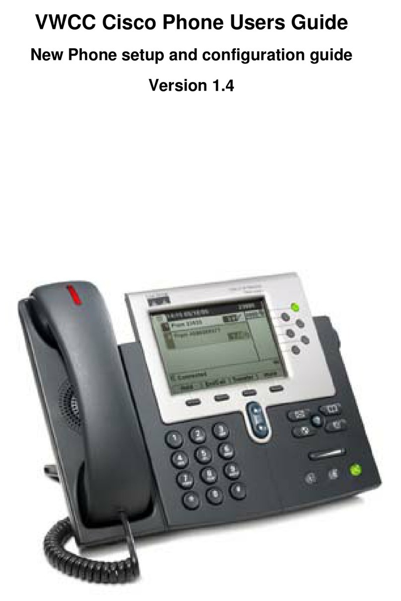 Cisco VWCC User manual