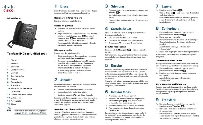 Cisco Unified 6921 User manual