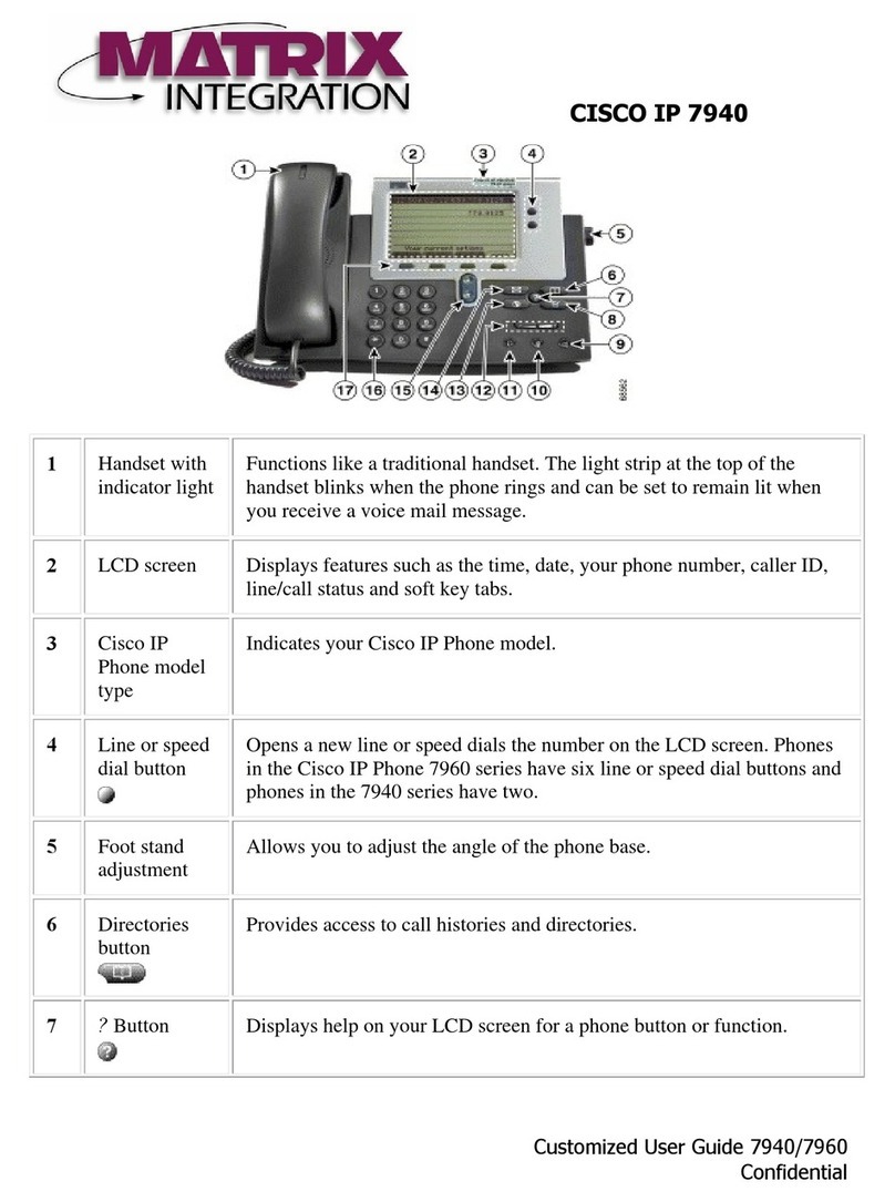 Cisco 7940 - IP Phone VoIP User manual Cisco 7940 - IP Phone VoIP User manual