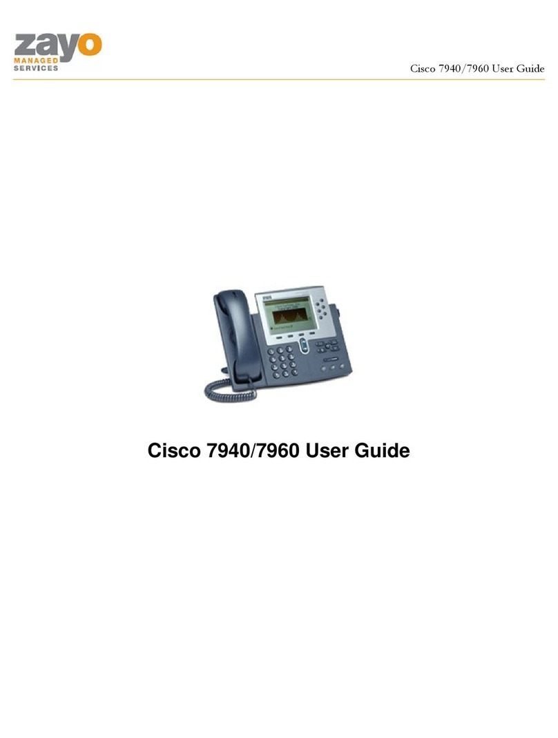 Cisco 7940/7960 User manual