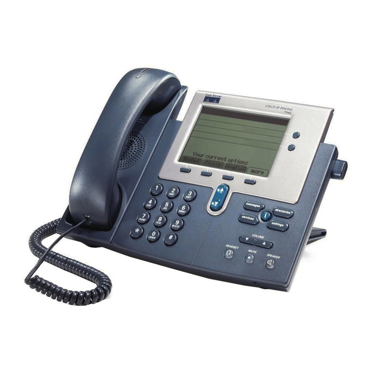 Cisco 7940G User manual
