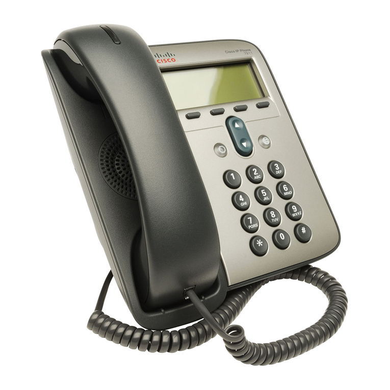Cisco 7911 User manual