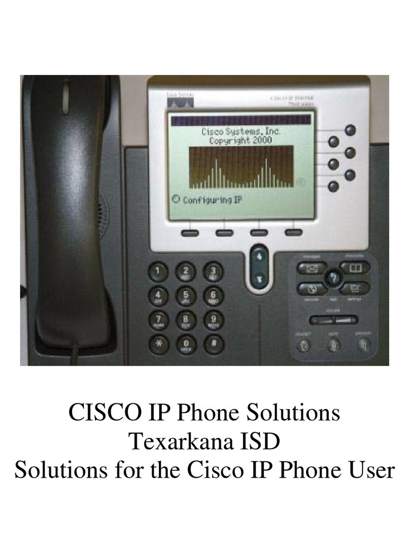 Cisco Unified 7900 Series Solution guide