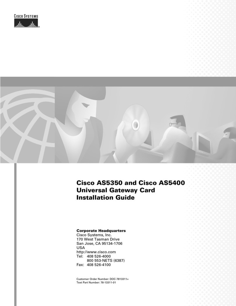Cisco AS5400 Series User manual