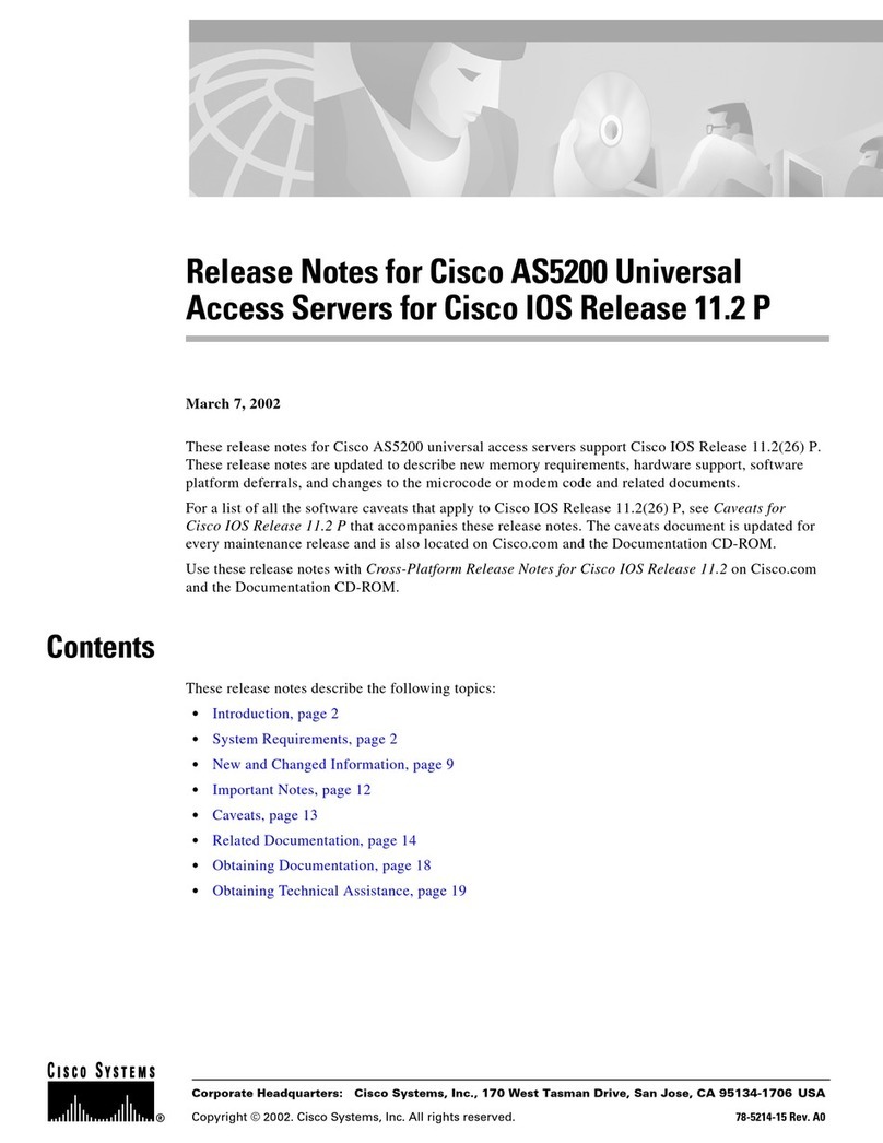 Cisco AS5200 - Universal Access Server Release notes