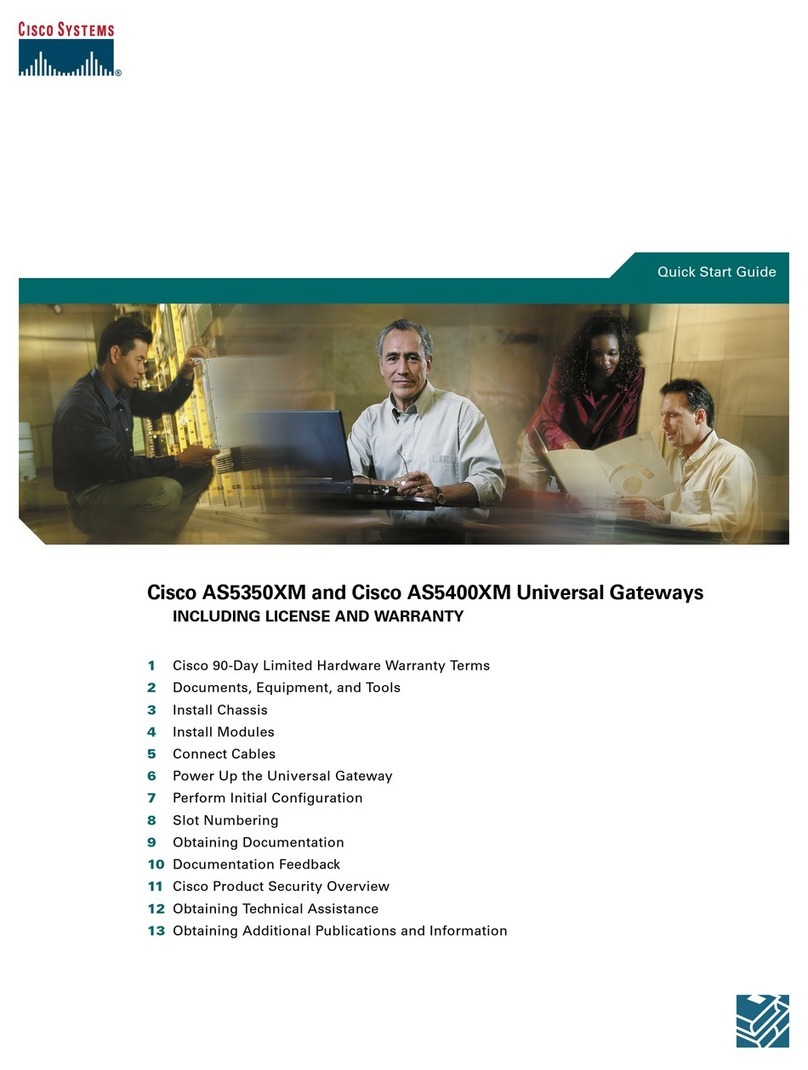 Cisco AS5400XM User manual