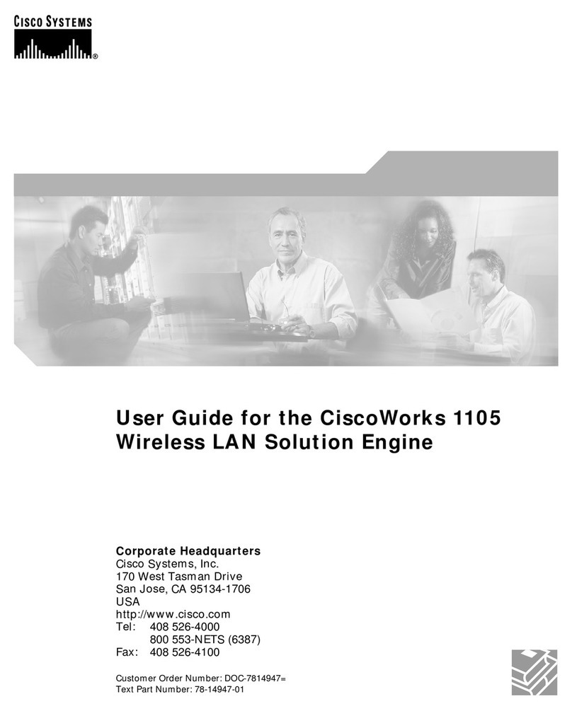 Cisco CiscoWorks 1105 User manual