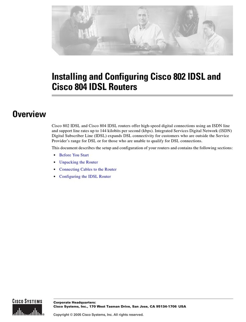 Cisco 802 Operator's manual