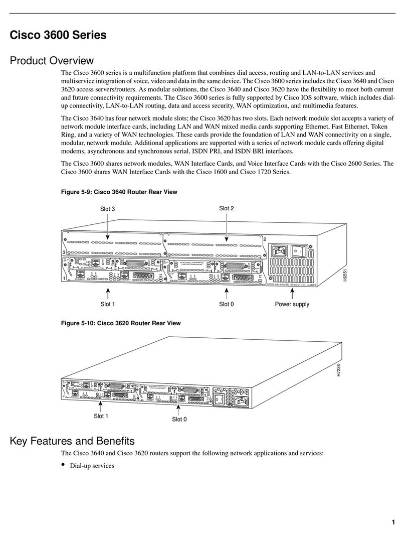 Cisco 3600 Series Product overview