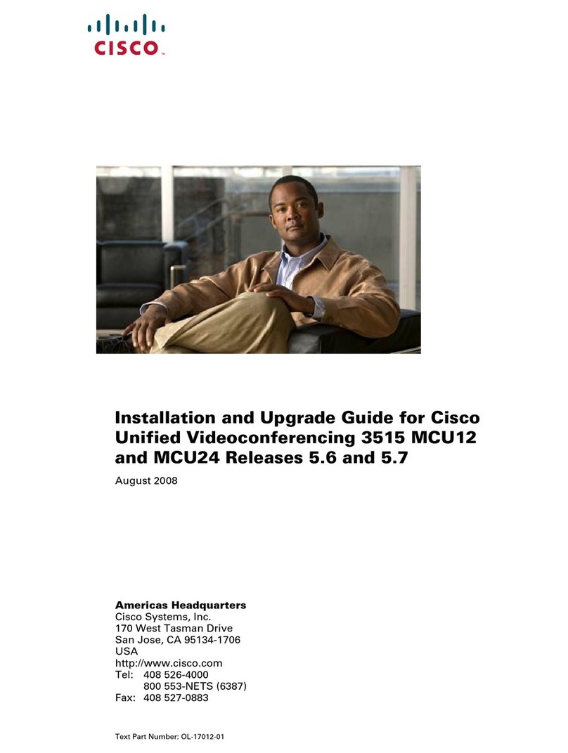 Cisco 3515 MCU12 Installation and operation manual