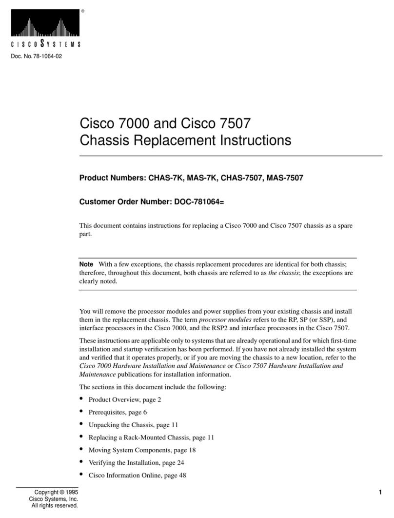 Cisco 7000 and  7507 Chassis CHAS-7507 Guide