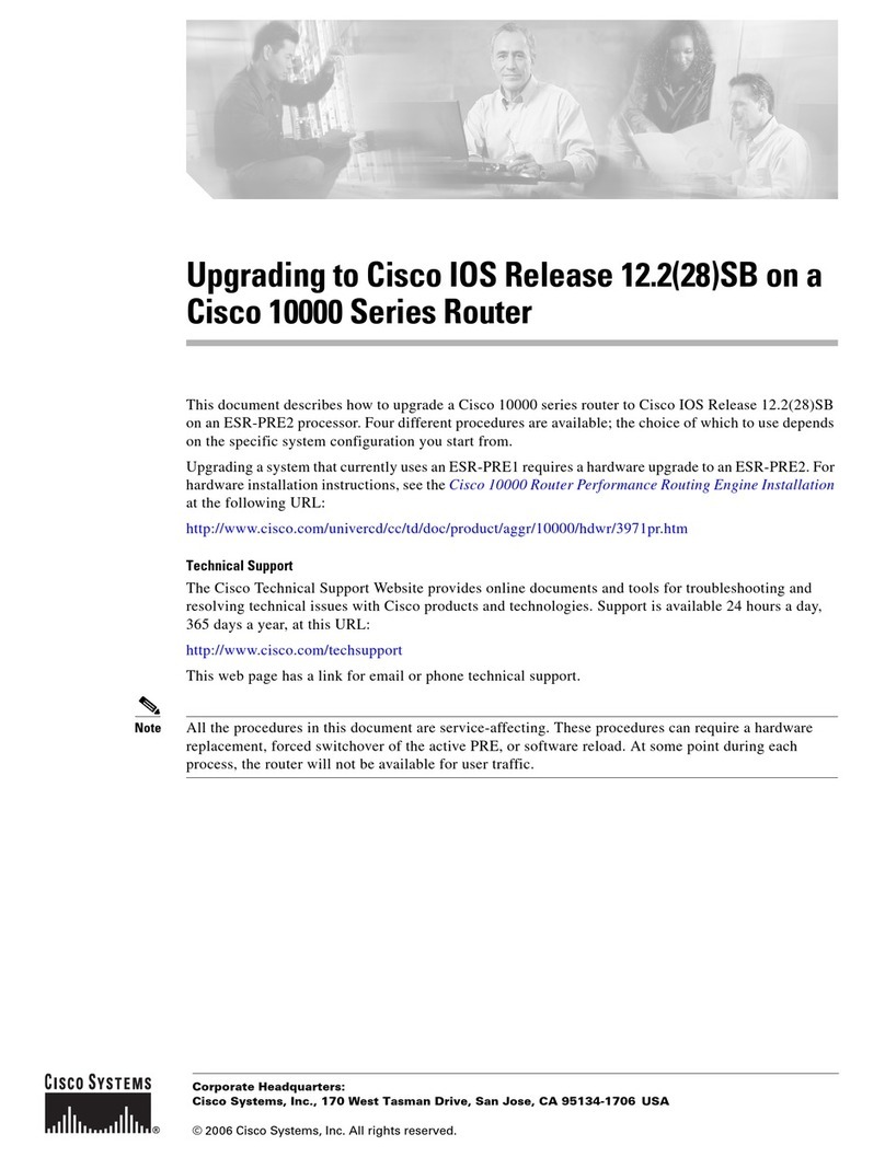 Cisco 10000 Series User manual
