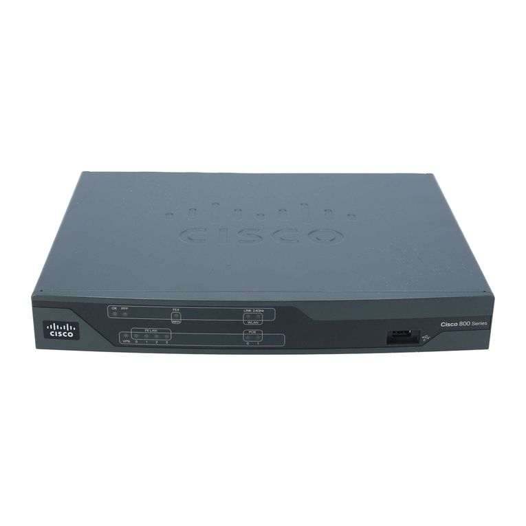 Cisco 860 Series Manual