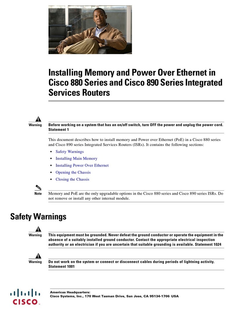 Cisco 880 Series User manual