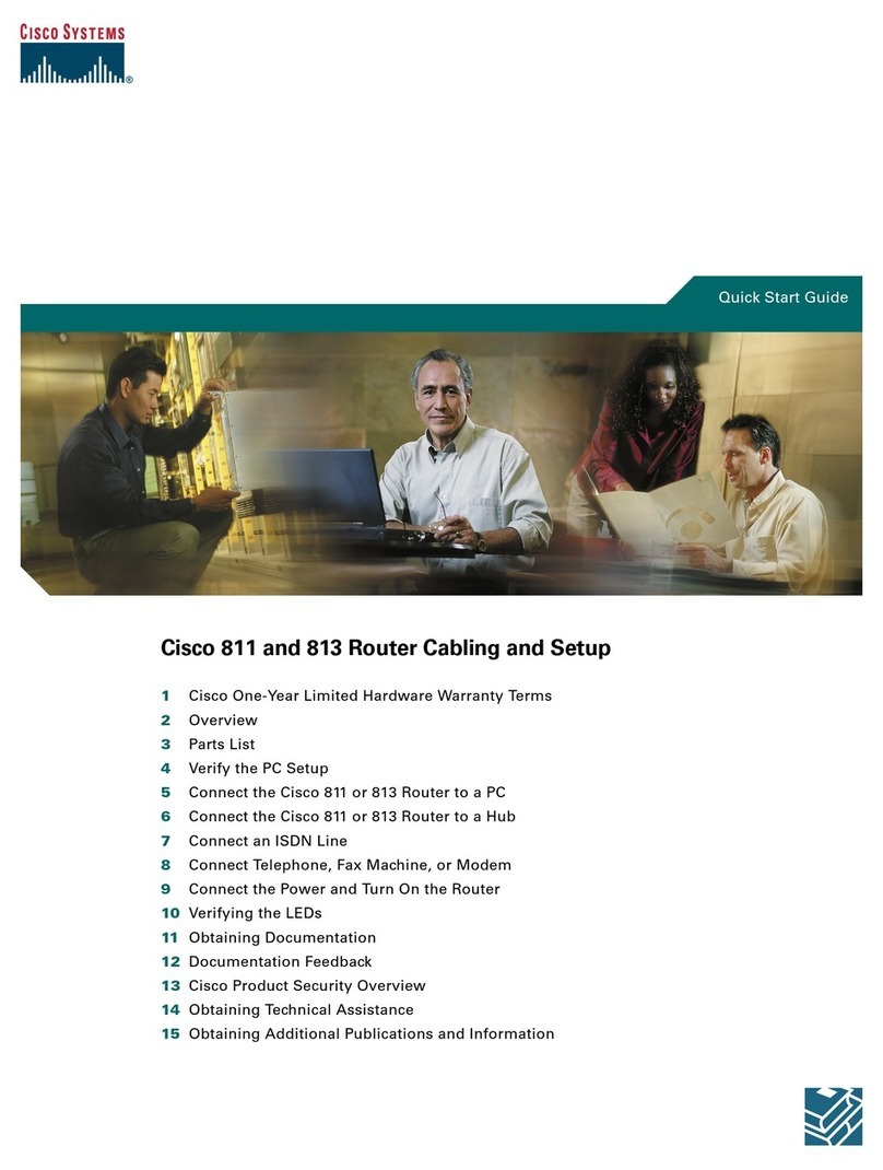 Cisco 811 User manual Cisco 811 User manual