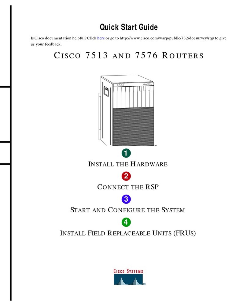Cisco 7513 Series User manual